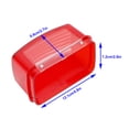 thumbnail image 1 of Rear Tail Light For Yamaha Grizzly/Kodiak/Big Bear/Bruin/Rhino 450/660/700 Red, 1 of 9
