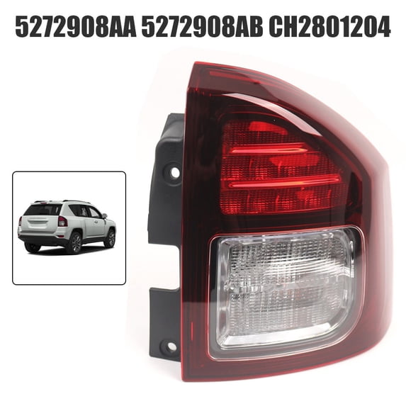 Rear Tail Light Lamp For Jeep Compass 2014-2017 Right 5272908Aa, 5272908Ab