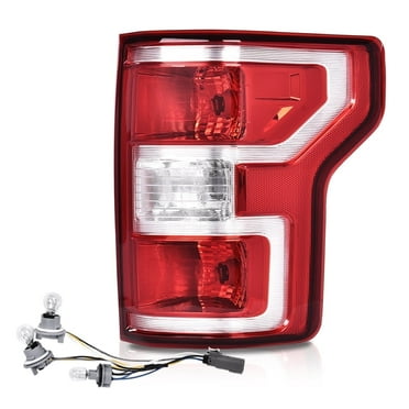 Rear Tail Light W/Bulbs & Wiring Harness Right Side Fit for Ford F150 2018-2020 Tail Lamp
