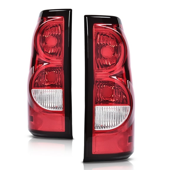Rear Tail Lights Fit for Chevy Silverado Pickup 2003-2006 Tail Lamps GM2800174, GM2801174