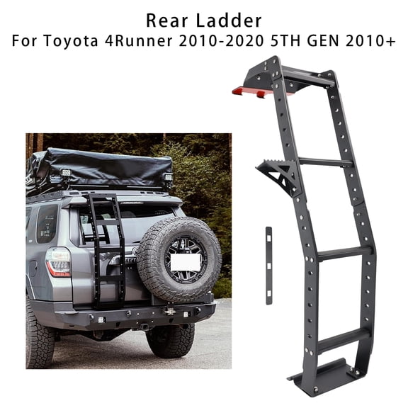 Rear Tailgate Ladder For Toyota 4Runner 2010-2020 5TH GEN 2010+