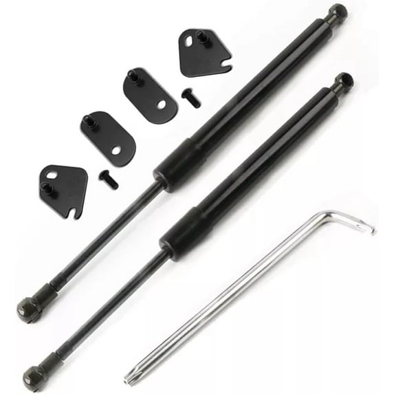 Rear Tailgate Shock Absorbers Lift Support Rods Compatible With Ford F150 2015-2023, Set of 2