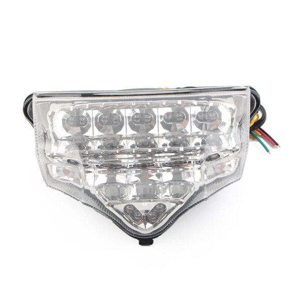 Rear Taillight Brake Turn Signal Assembly Clear Fit for Yamaha FZ600 FZ6 FAZER