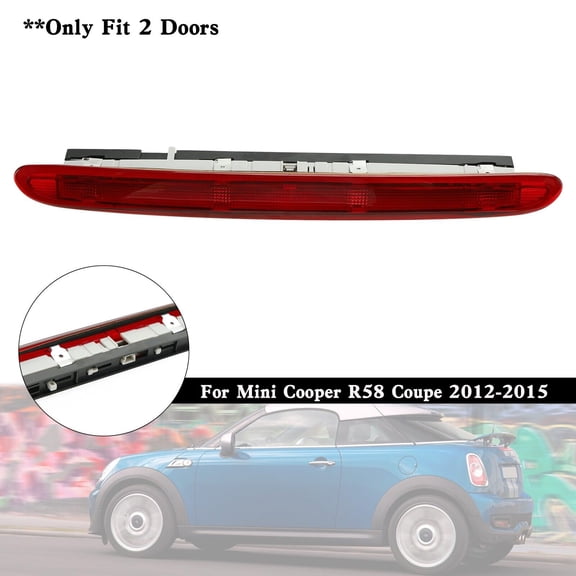 Rear Third Red Stop Lamp Light63252758940 For Mini Cooper R58 Coupe 2012-2015