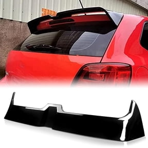 Rear Top Roof Spoiler Wing Gloss Black For VW Polo MK5 Hatchback 4-Door 2011-2018