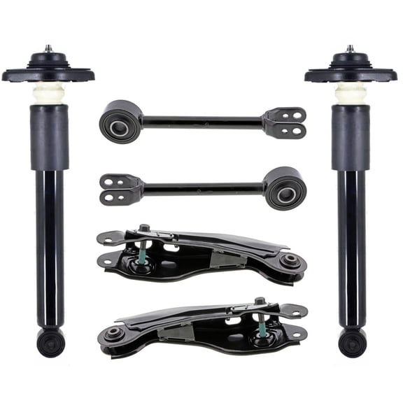 Rear Trailing & Lower Forward Arms & Complete Shocks For Pathfinder 2013-2020