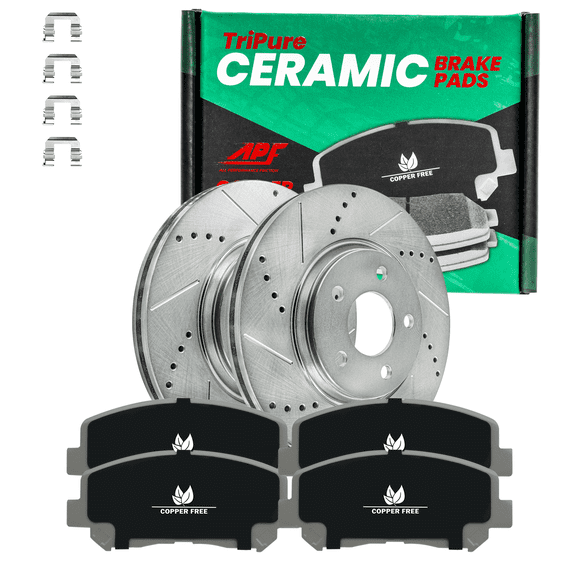 Rear TriPure Copper Free Brake Kit for Toyota 2009-2016
