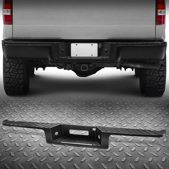 Rear Truck Bumper Step Pad Cover for 04-08 Ford F150 w/o Sensor Holes Tow Pkg