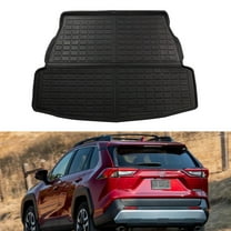 Rear Trunk Cargo Liner fit 2019-2025 Toyota RAV4 All Weather Rear Trunk Cargo Tray Floor Mat for Toyota RAV4 2019 2020 2021 2022 2023 2024 2025 SUV Accessory, Black