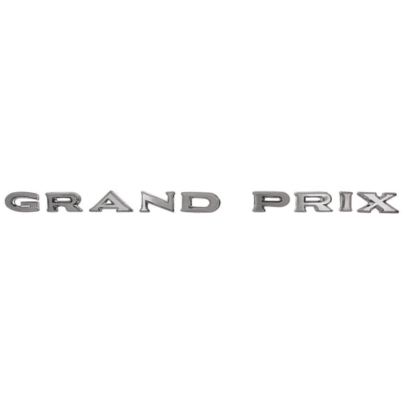 Rear Trunk Lid Letter Emblem Set For 1969-1970 Pontiac Grand Prix USA Made