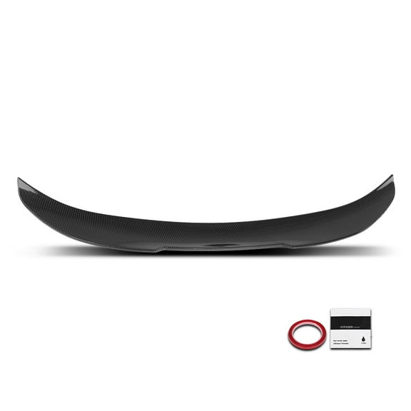 Rear Trunk Spoiler Fit For BMW E90 3 Series 2006-2011 Carbon Fiber Black