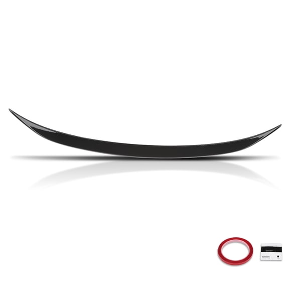 Rear Trunk Spoiler Lip Fit For 2019-2024 BMW 3 Series G20 G28 Glossy Black