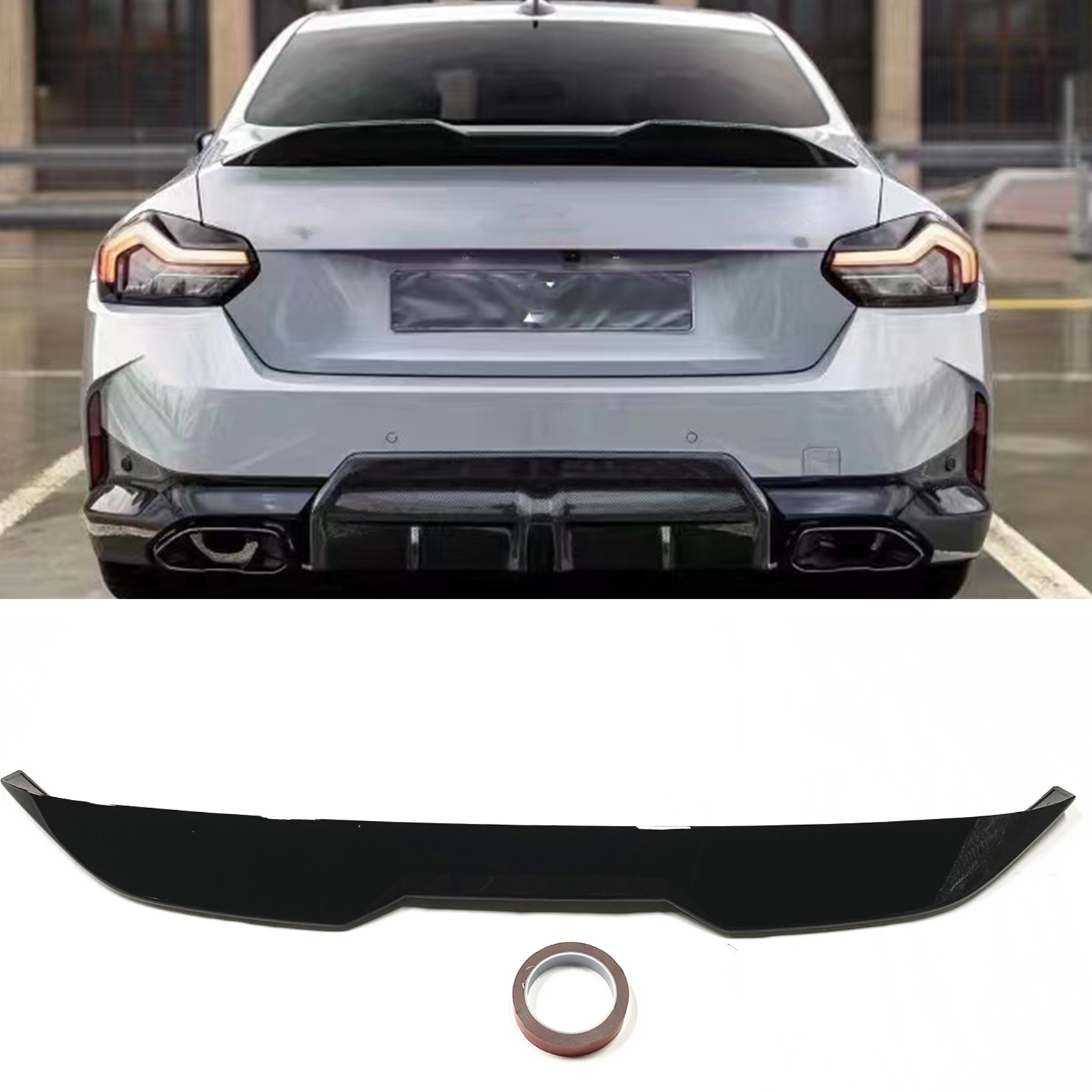 Rear Trunk Spoiler Lip Wing For BMW G42 M235i M240i Coupe 20202024