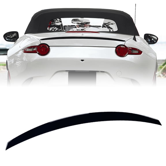 Rear Trunk Spoiler Lip Wing For Mazda MX-5 Miata ND 2016-2025 Gloss Black