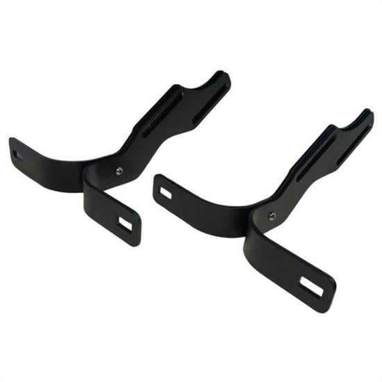 Rear Tucked Bumper Bracket Kit for 1948-1972 Ford Flareside Trucks, 4-Piece Set with Slotted Mounting Holes for Adjustable Fit, Closer Bumper Alignment, Enhances Bed-to-Bumper Appearance