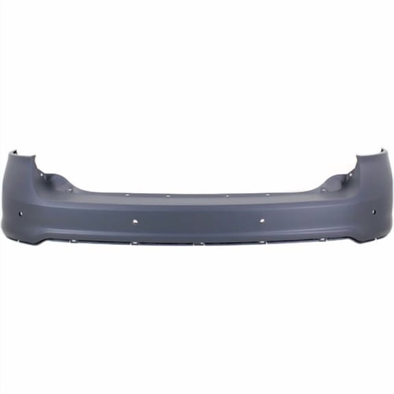 Rear Upper Bumper Cover For 2011-2014 Ford Edge w/ Obj Sensor Holes Primed