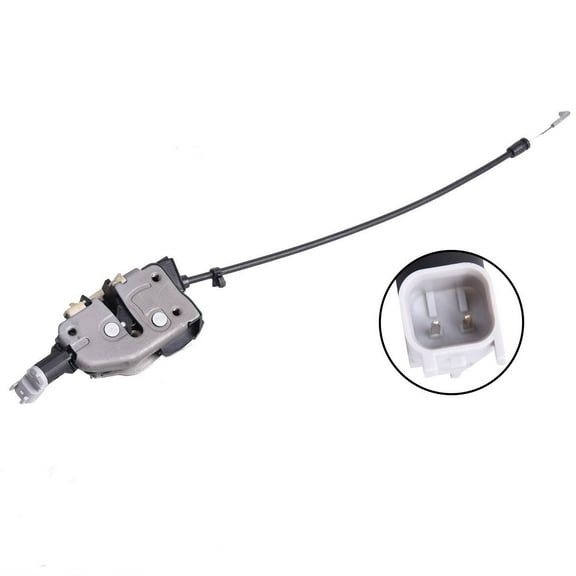 Rear Upper Hatch Door Latch - Black Steel Replacement Lock with Easy Installation