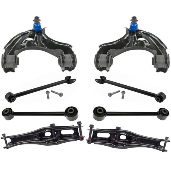 Rear Upper & Lower Lower Control Arms With Bushings For Honda Pilot 2016-2022