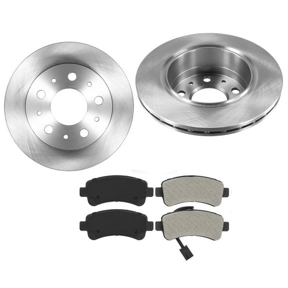 Rear VENTED Brake Rotors Pads Fits For 2014-2021 Ram Promaster 1500 2500