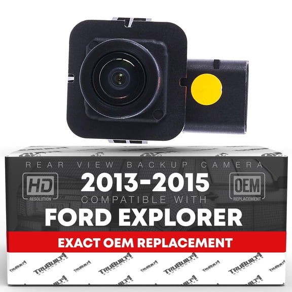 Rear View Backup Camera - Compatible with 2013-2015 Ford Explorer - Reverse Park Assist Camera Replacement - OEM EB5Z19G490A, 590-421