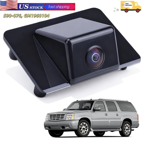 Rear View Backup Camera Fit for Cadillac Escalade for Chevrolet Suburban 2007-2008 Tahoe 2007-2013 Yukon 2007-2008 Parking Reverse Camera Replacement 590-076, GM1960104