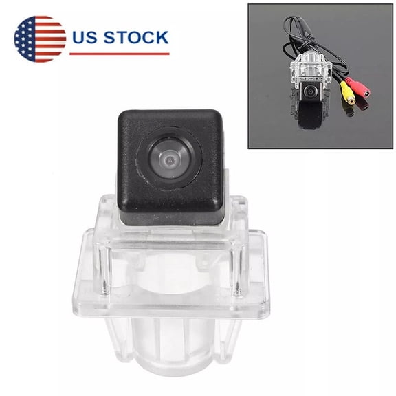 Rear View Backup Camera Fits Mercedes-Benz E-Class W212 C-Class W204, CCD HD Sensor, Night Vision, 1-Pack