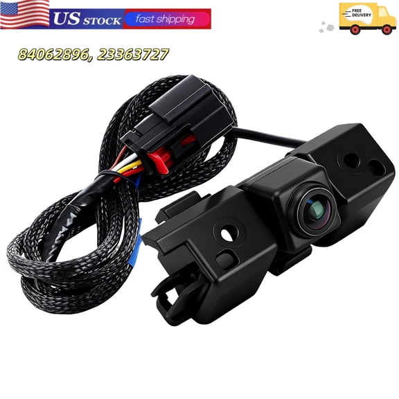 Rear View Backup Camera Reverse Camera Fit for Chevrolet Silverado for GMC Sierra 1500, 2500, 3500 2016-2019 Replacement 84062896, 23363727
