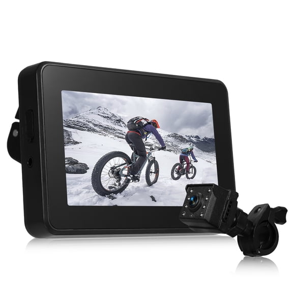 Rear View Camera,Compatible With 4.3 150 Wide Bike Mirror Rear View Vision 150 Camera With View Camera 1080p Rear With 4.3 View Rotatable Wide View Mountain Road Bike Mirror 1080p