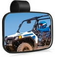 thumbnail image 1 of Rear View Center Mirror Convex with ShatterProof Tempered Glass and 1.5"-2" Mount Compatible with 2023 Polaris RZR PRO XP, Commander and Maverick X3, Viking, Rhino, Pioneer, Kubota RTV, 1 of 8