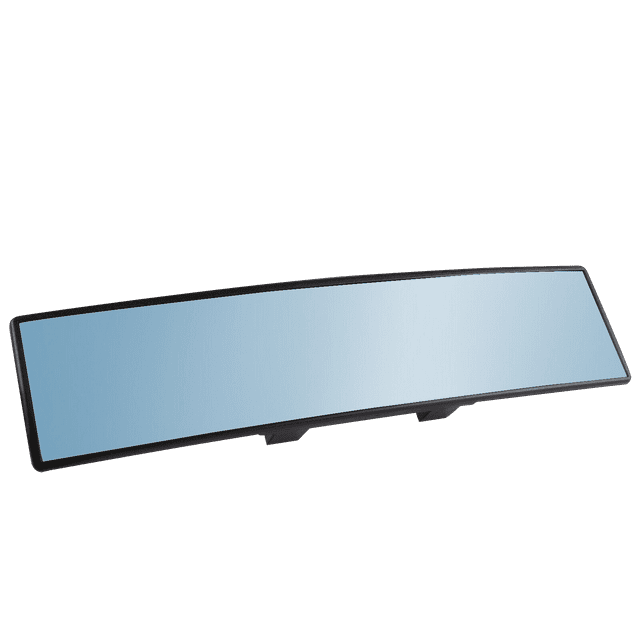 Rear View Mirror,300MM Panoramic Thickened Antiglare HD Car Interior Blue Rear View Mirror