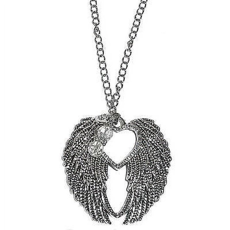 Rear view shop mirror angel charms