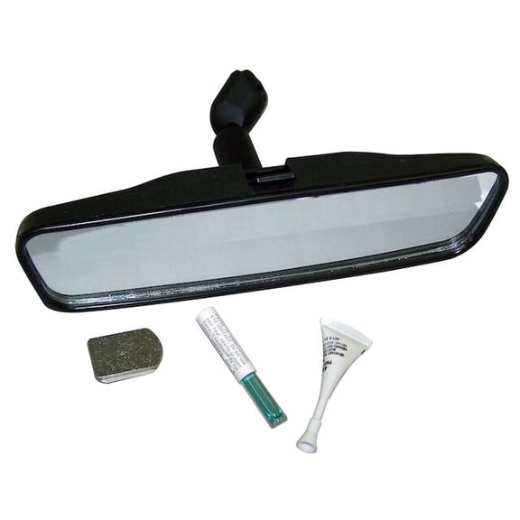 Rear View Mirror - Compatible with 1959 - 1975 Jeep CJ6 1960 1961 1962 1963 1964 1965 1966 1967 1968 1969 1970 1971 1972 1973 1974