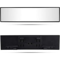 Rear View Mirror Interior Universal 11.81 Inch Panoramic Convex Clip-on Wide Angle Inside Rearview Mirror to Reduce Blind Spot Effectively for Car SUV Trucks -Clear