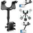 Rear View Mirror Phone Holder, 2024 Rotatable and Retractable