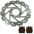 thumbnail image 1 of Rear Wave Disc Brake Rotor & Brake Pads 2004-2013 for Yamaha Raptor 350 YFM350R, 1 of 1