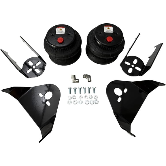 Rear Weld On Air Ride Brackets Lower Behind Axle & 2600 lb Bags Air Suspension with 2.75" - 3.25" Axle Tube Compatible with Most Pickup Trucks, Hotrod, Ratrod or Classic Car