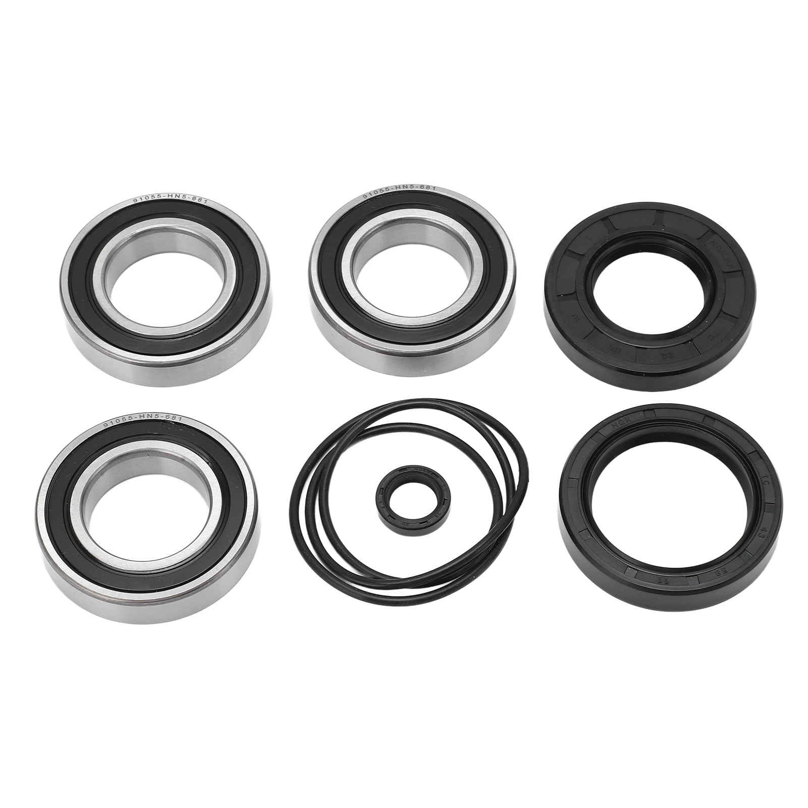 Rear Wheel Axle Bearing Seal Kit Steel Rubber ATV Replacement Parts for