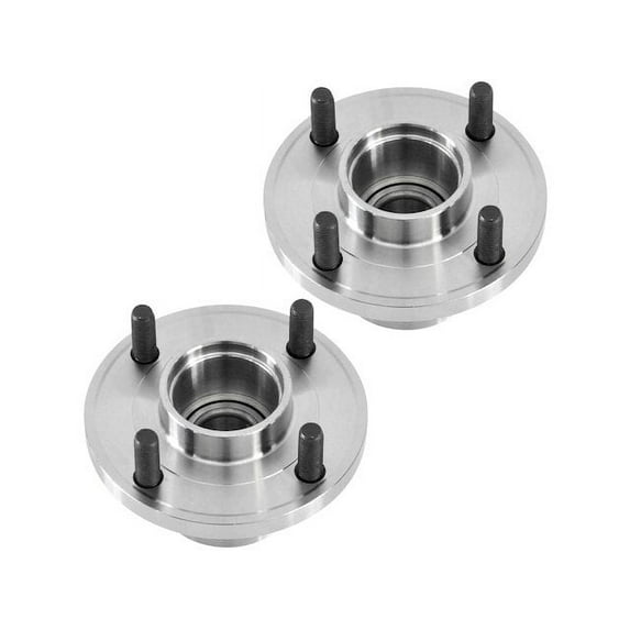 Rear Wheel Bearing Hub Assembly Set of 2 - Compatible with 2001 - 2008 Ford Focus (with Rear Disc Brakes, with 4-Wheel ABS) 2002 2003 2004 2005 2006 2007