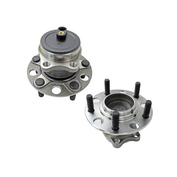 Rear Wheel Bearing Hub Assembly Set of 2 - Compatible with 2008 - 2014 Dodge Avenger FWD with 4-Wheel ABS Brakes 2009 2010 2011 2012 2013