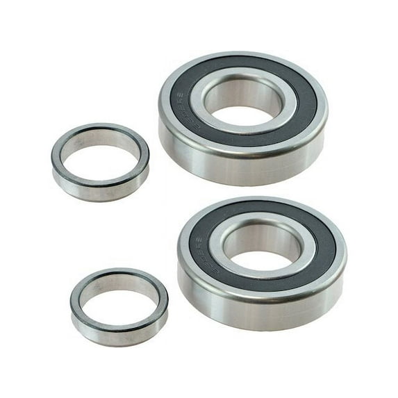 Rear Wheel Bearing Set 2 Piece - Compatible with 1995 - 2000 Toyota Tacoma 1996 1997 1998 1999