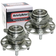 Rear Wheel Bearing and Hub Assembly Fit 2006 2007 2008 2009 2010 2011 Honda Civic Hub Bearing2 Pack w/ABS, 5 Lugs, Replace 512257