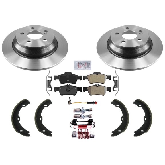 Rear Wheel Drive REAR Disc Brake Rotors Pads for Mercedes Benz S430 S500 04-06