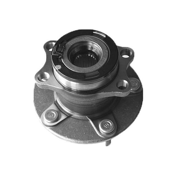 Rear Wheel Hub Assembly - Compatible with 2007 - 2017 Jeep Compass 2.4L 4-Cylinder 2008 2009 2010 2011 2012 2013 2014 2015 2016