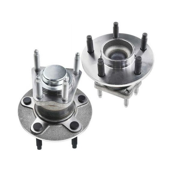 Rear Wheel Hub Assembly Set 2 - Compatible with 2004 - 2007 Chevy Malibu 2005 2006