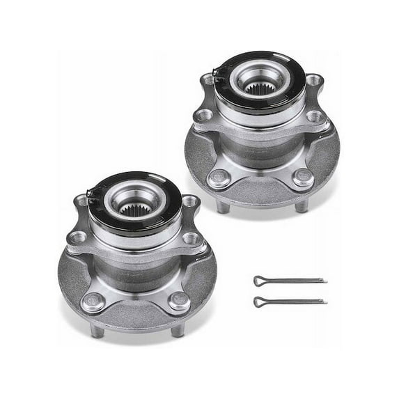 Rear Wheel Hub Assembly Set 2 - Compatible with 2007 - 2013 Mitsubishi Outlander - Autopart Premium