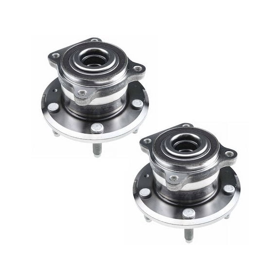 Rear Wheel Hub Assembly Set 2 - Compatible with 2012 Buick Verano Base 2.4L 4-Cylinder - Autopart Premium