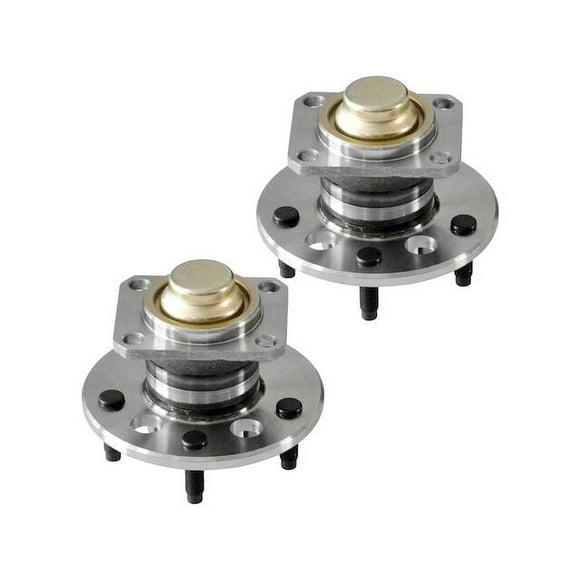 Rear Wheel Hub Assembly Set - Compatible with 1983 - 1993 Buick Century 1984 1985 1986 1987 1988 1989 1990 1991 1992