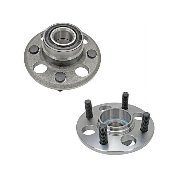 Rear Wheel Hub Assembly Set - Compatible with 1986 - 1987 Honda Wagovan FWD