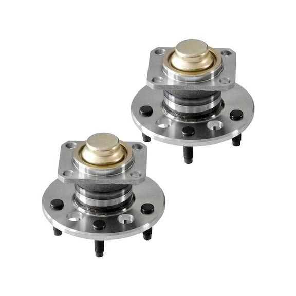 Rear Wheel Hub Assembly Set - Compatible with 1986 - 1991 Oldsmobile Delta 88 1987 1988 1989 1990