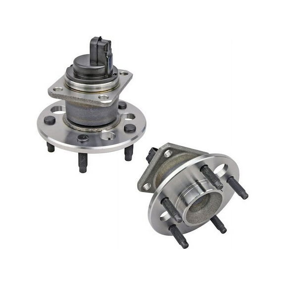 Rear Wheel Hub Assembly Set - Compatible with 1991 - 1992 Cadillac Eldorado